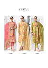Coral By Sadhana Bemberg Muslin Silk Printed Dress Material Exporters In India
